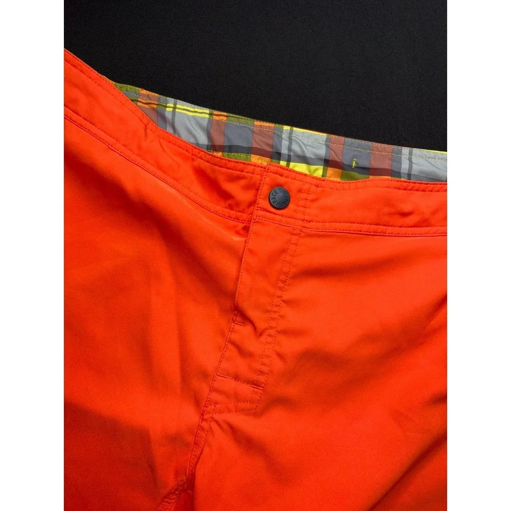 The‎ North Face Mens Orange Board Shorts Swim Trunks Size 40 Drawstring